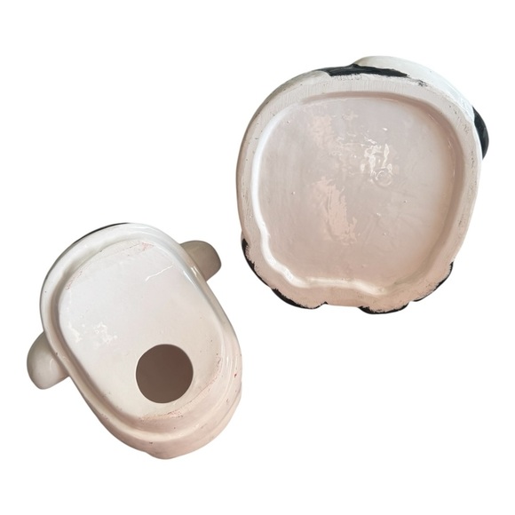 VTG Black & White Cow Ceramic Cookie Jar - Picture 6 of 10